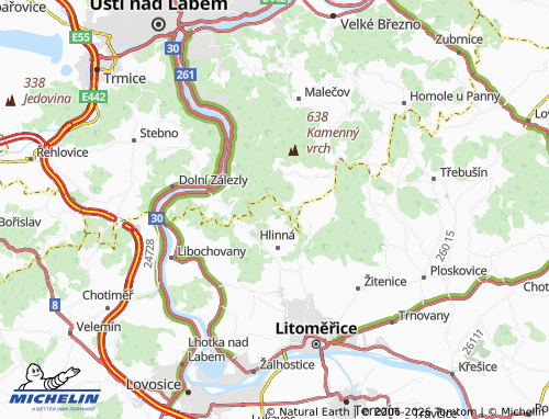 Mappa MICHELIN Kundratice - ViaMichelin