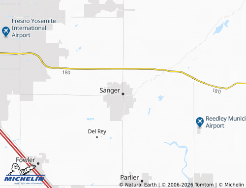 Mappa MICHELIN Sanger - ViaMichelin