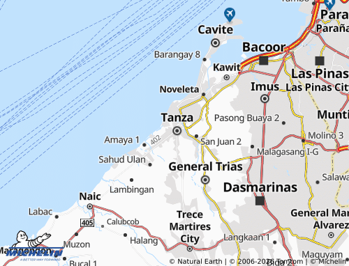 MICHELIN Daang Amaya 2 map - ViaMichelin