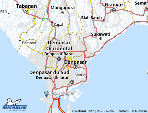 Mapa MICHELIN Sumerta Kaja - ViaMichelin