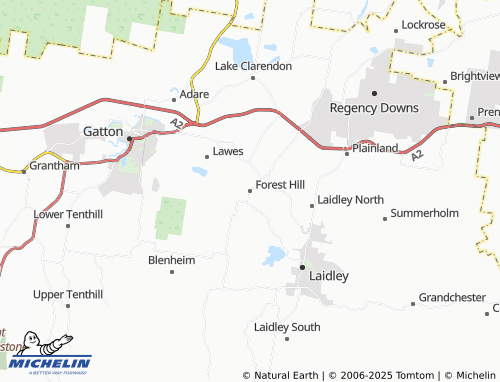 MICHELIN Forest Hill map - ViaMichelin