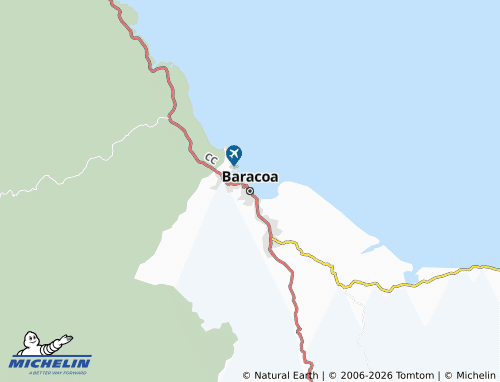 MICHELIN Baracoa map - ViaMichelin