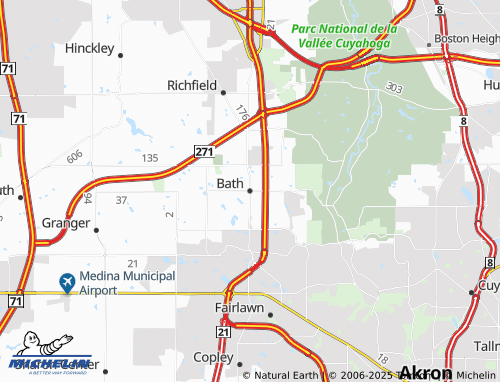 MICHELIN Bath map - ViaMichelin