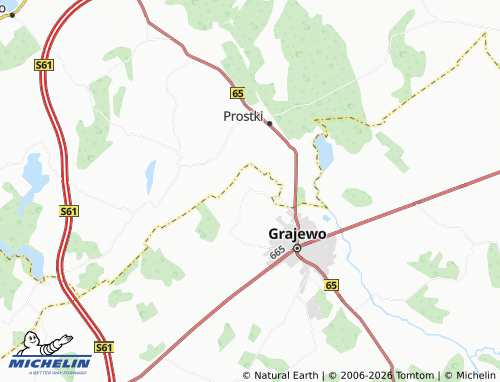 MICHELIN Mierucie map - ViaMichelin