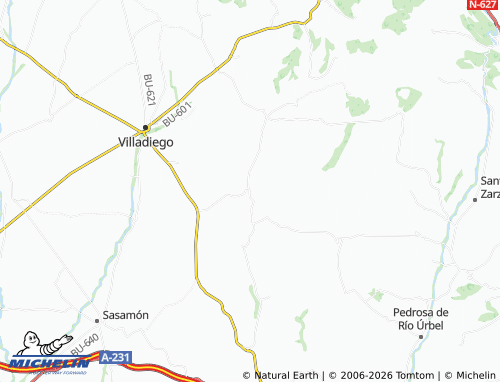 MICHELIN Tobar map - ViaMichelin