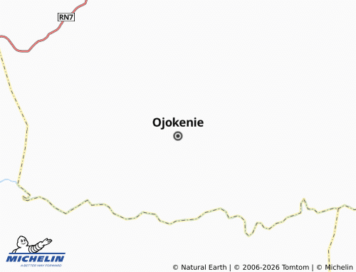 MICHELIN-Landkarte Ojokenie - ViaMichelin