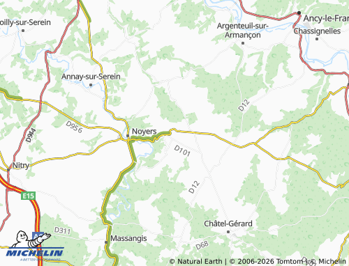 Mappa MICHELIN Censy - ViaMichelin