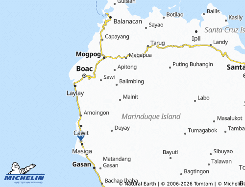 MICHELIN Catubugan map - ViaMichelin
