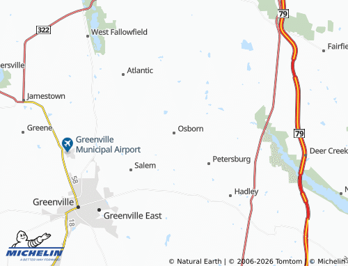 Mappa MICHELIN Osborn - ViaMichelin