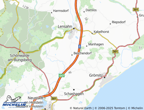 MICHELIN Beschendorf map - ViaMichelin