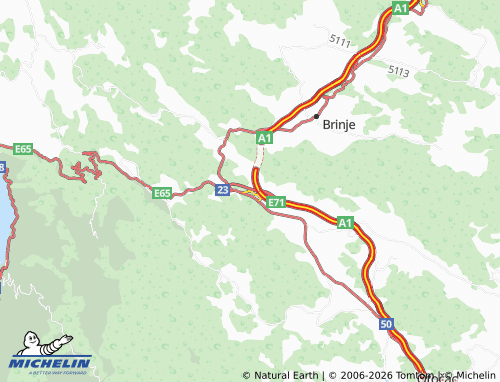 Mapa MICHELIN Rapain Klanac - ViaMichelin