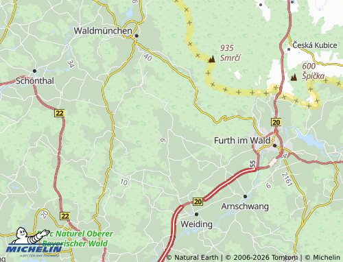MICHELIN Gleißenberg map - ViaMichelin