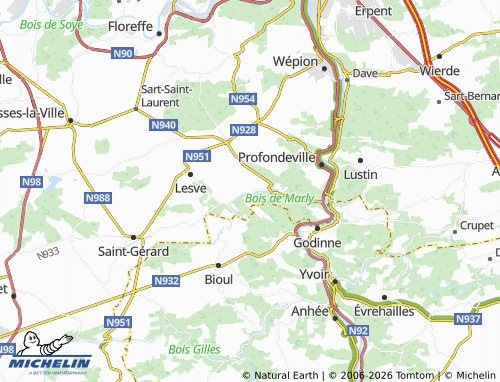 MICHELIN Arbre map - ViaMichelin