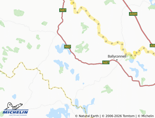 MICHELIN-Landkarte Bawnboy - ViaMichelin