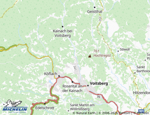 Mapa MICHELIN Klein Kainach - ViaMichelin