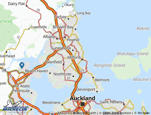 Mapa MICHELIN Forrest Hill - ViaMichelin