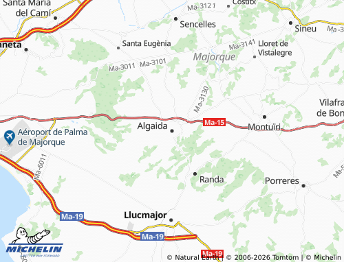 Kaart MICHELIN Algaida - ViaMichelin