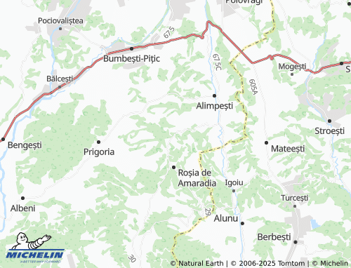 MICHELIN Șitoaia map - ViaMichelin