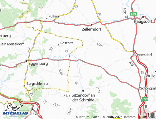 MICHELIN-Landkarte Roseldorf - ViaMichelin