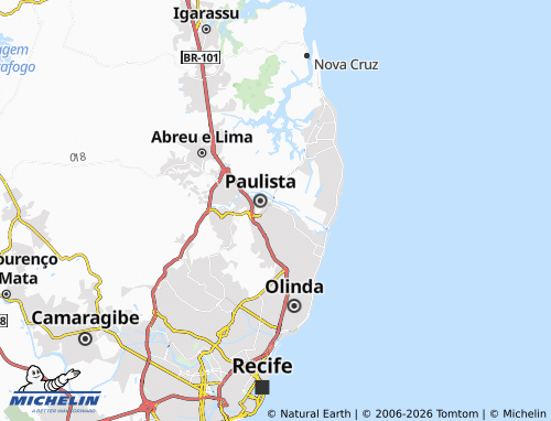 Mapa MICHELIN Maranguape I - ViaMichelin