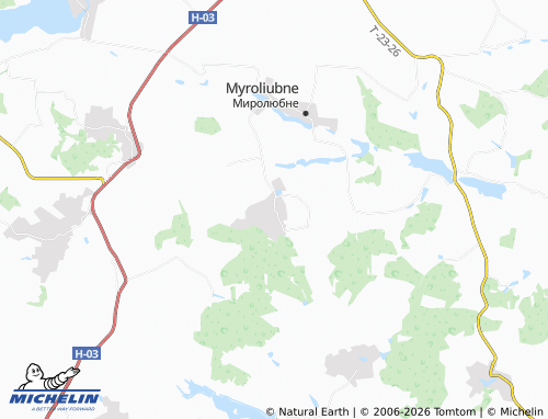 Kaart MICHELIN Skovorodky - ViaMichelin