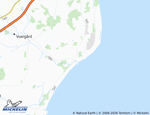 MICHELIN-Landkarte Voerså - ViaMichelin
