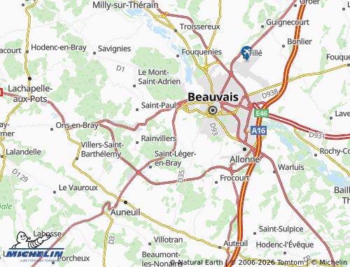 Mappa MICHELIN Aux Marais - ViaMichelin