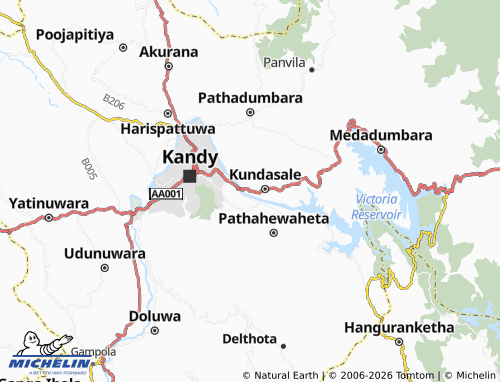 MICHELIN Nattarampotha map - ViaMichelin