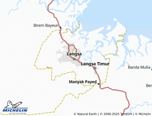 MICHELIN Gampong Daulat map - ViaMichelin