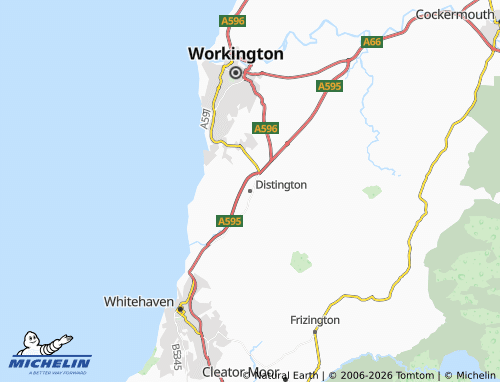 Carte MICHELIN Distington - ViaMichelin