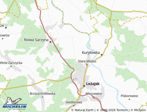 MICHELIN Przychojec map - ViaMichelin