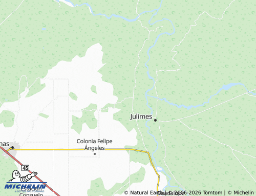 Mappa MICHELIN Esperanza, Meoqui - ViaMichelin