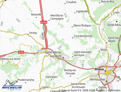 Mappa MICHELIN Fontaine - ViaMichelin