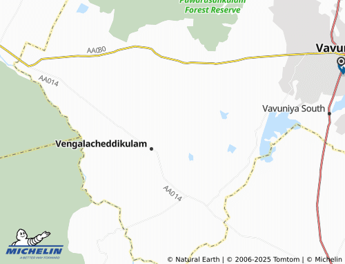 MICHELIN-Landkarte Kangankulam - ViaMichelin