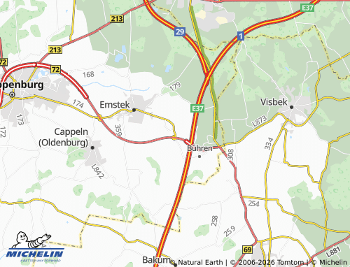 Carte MICHELIN Drantum - ViaMichelin