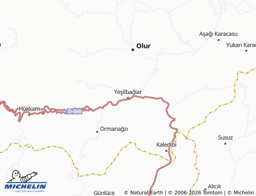 MICHELIN Yeşilbağlar map - ViaMichelin