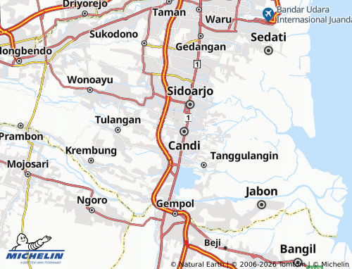 MICHELIN Sugih Waras map - ViaMichelin