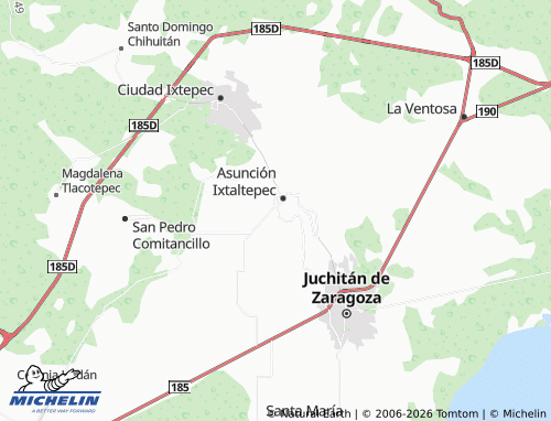 Kaart MICHELIN Tercera Sección - ViaMichelin