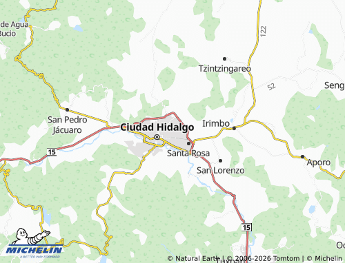 MICHELIN El Progreso map - ViaMichelin