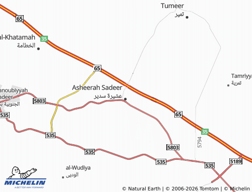 MICHELIN-Landkarte al-Rayyan - ViaMichelin