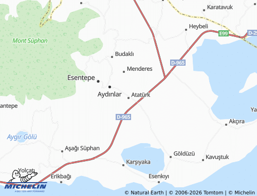 Mappa MICHELIN Atatürk - ViaMichelin