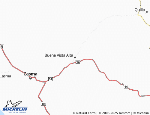 MICHELIN Buena Vista Alta map - ViaMichelin