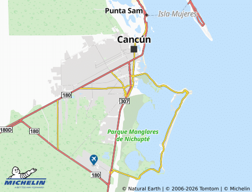 Kaart MICHELIN Instituto Tecnlógico de Cancún - ViaMichelin