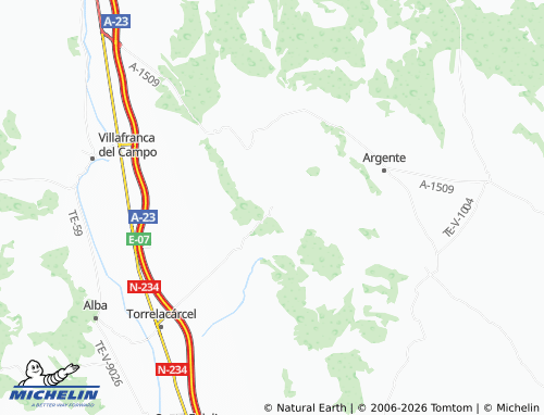 Mappa MICHELIN Aguatón - ViaMichelin