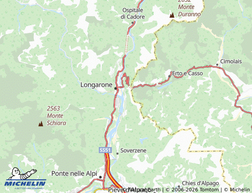 Kaart MICHELIN Dogna - ViaMichelin