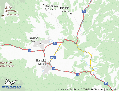 Mappa MICHELIN Banya - ViaMichelin