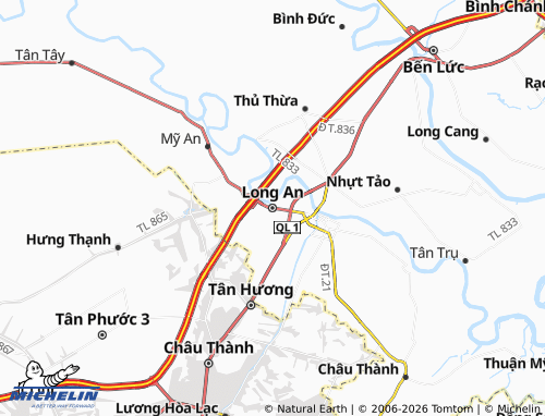 Mapa MICHELIN Phường 6 - ViaMichelin
