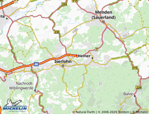 MICHELIN Bilveringsen map - ViaMichelin