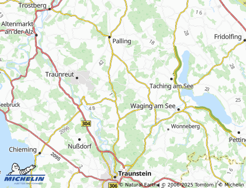 MICHELIN-Landkarte Frauenhurt - ViaMichelin
