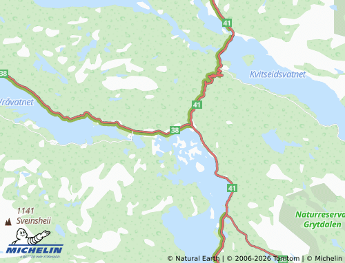 MICHELIN Eidstod map - ViaMichelin